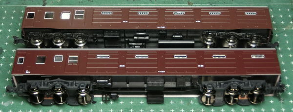 KATO カニ38、マシ38（「安芸（1967）」セット）: 鉄道模型の