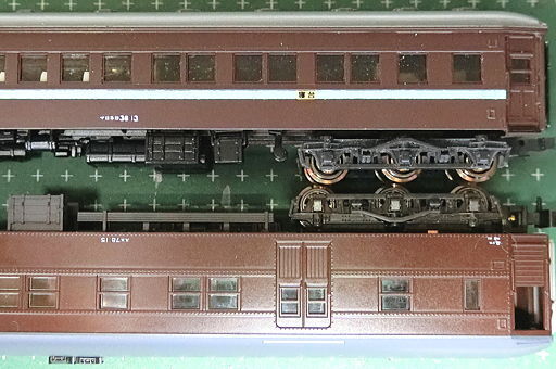 KATOスエ78の台車中心間を拡げる（その1）: 鉄道模型のページの